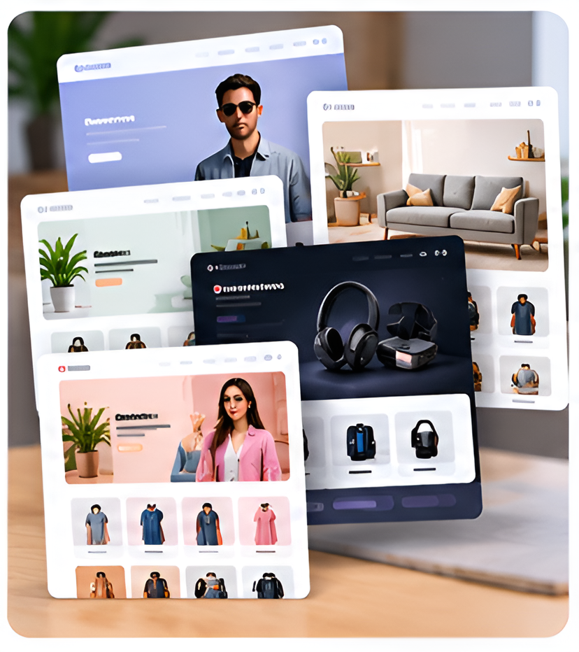 A set of storefront themes ready to customize